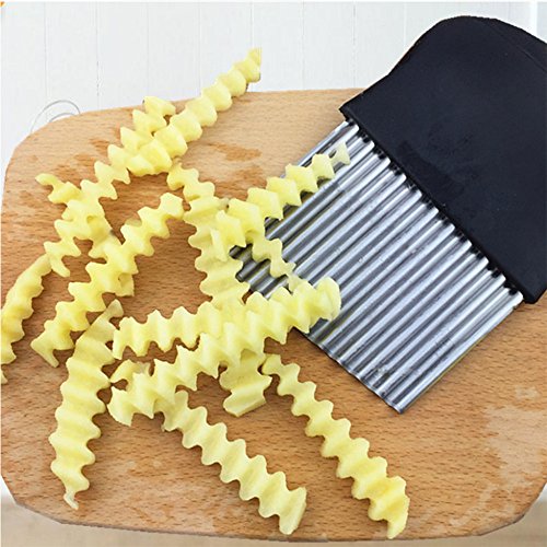 HIMKI Chips Wave Knife Stainless Steel Chips Cutter Potato Wave Cutter - Image 5