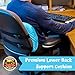 Wonder Comfort Lumbar Support Pillow Memory Foam Cushion for Back Support - Perfect As A Back Pillow & Lower Back Pain Relief, Backrest for Office Computer Chair, Car, Gaming, Couch