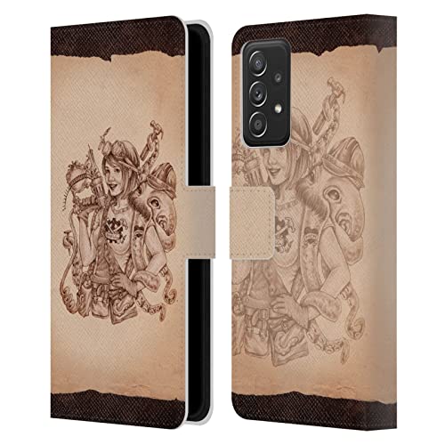 Coque portefeuille antichoc Samsung A53 5G cuir Brigid Ashwood