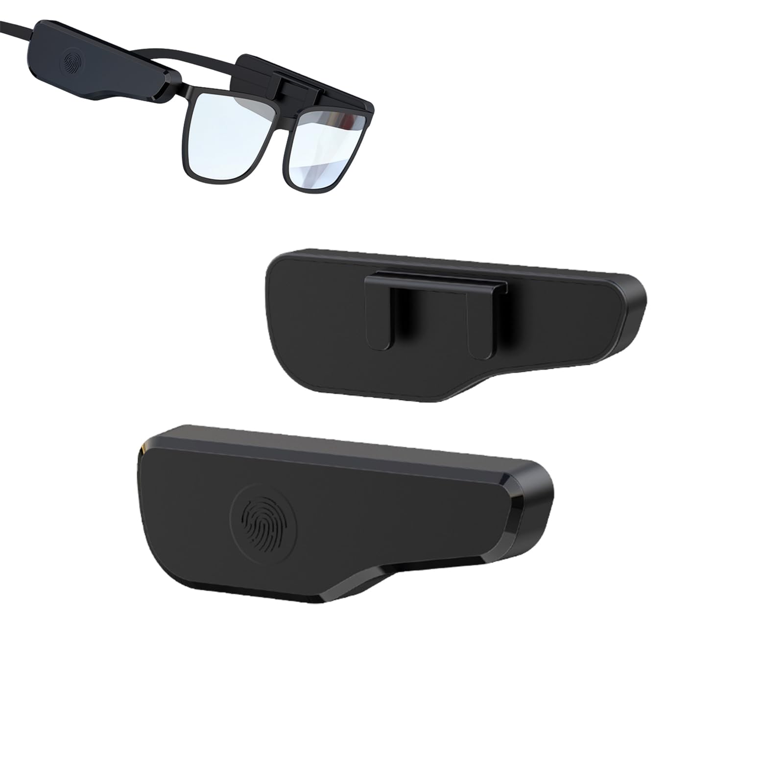 External Glasses Bluetooth Headphones, Open Ear Audio & Bone Conduction for Sports Running, Wireless Universal Fit Headphones for Glasses-image-44