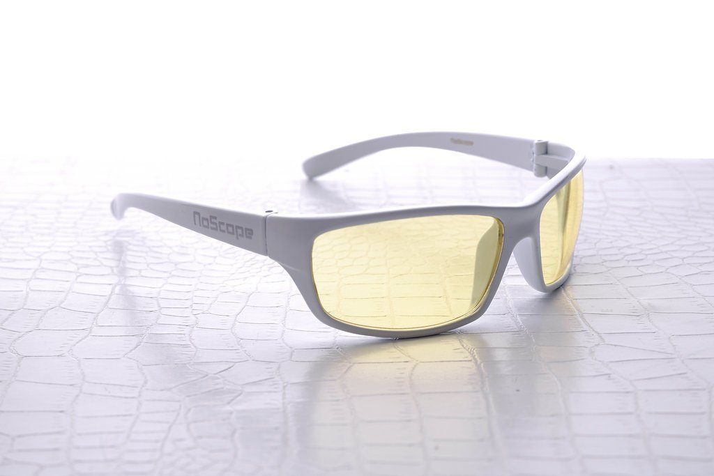 NoScope Minotaur Yellow Lens Video Game Gaming TV Computer Glasses Anti Blue Rays Glare Free Eye Protection Reduce