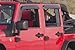 Rugged Ridge 11351.12 Window Rain Deflectors; 07-18 Jeep Wrangler JKU