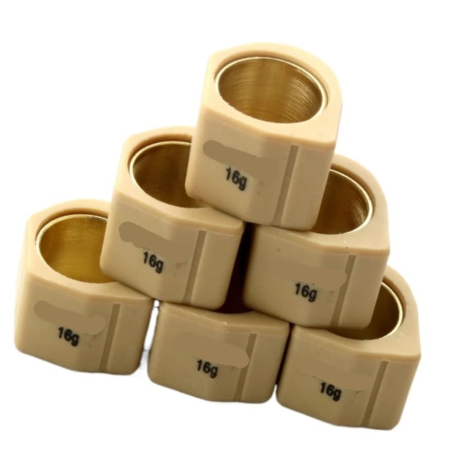 Poids à rouleaux de course 25x20mm 16g pour scooter X-Citing 400cc 2013-2015