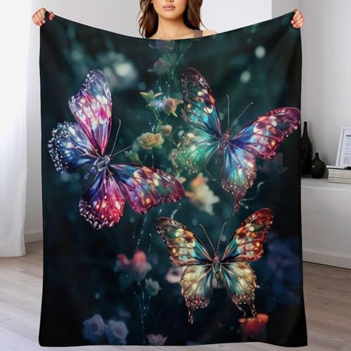 Couverture de canapé papillon impression 3D pour des moments cocooning