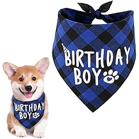 Pañuelo de cumpleaños para perro SUBTAVIK Cover