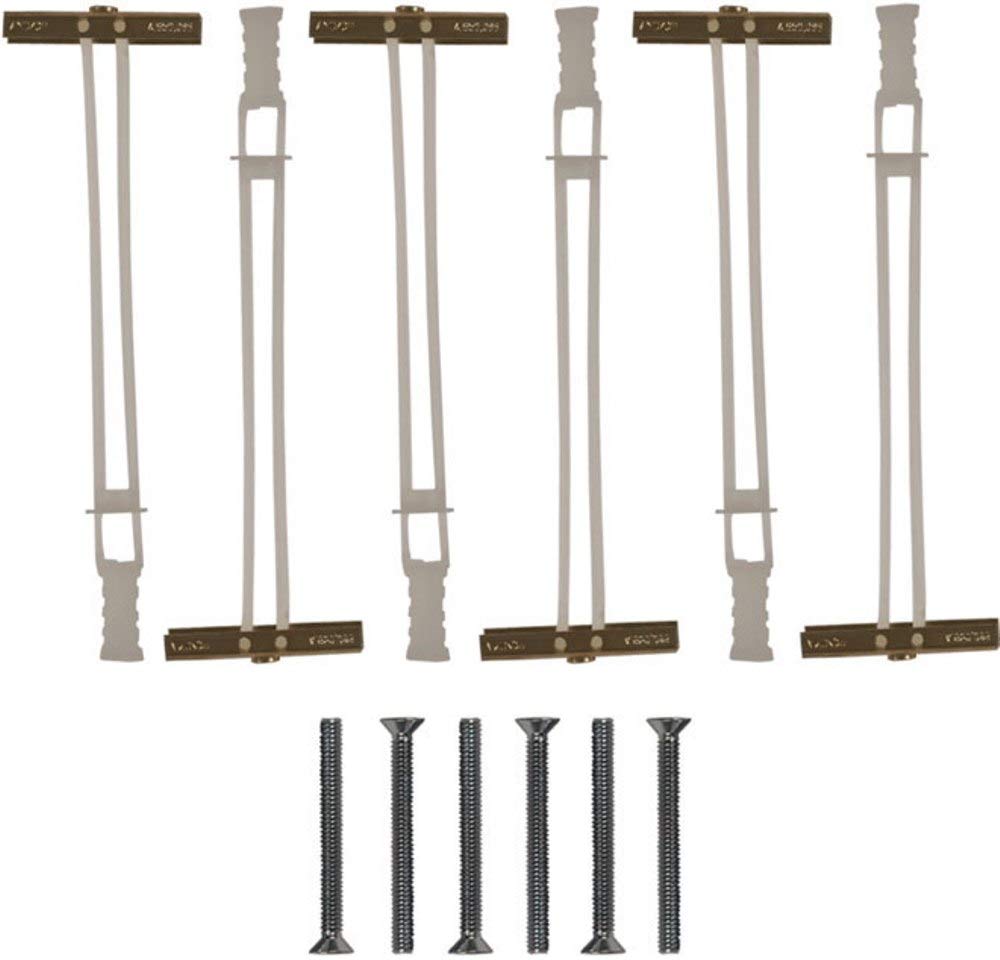 Professional Toggle Bolts - 6 Pack