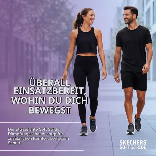 Skechers Damen Max Cushioning Endeavour Canova Turnschuhe, Black White, 38 EU Weit – Ansicht 5