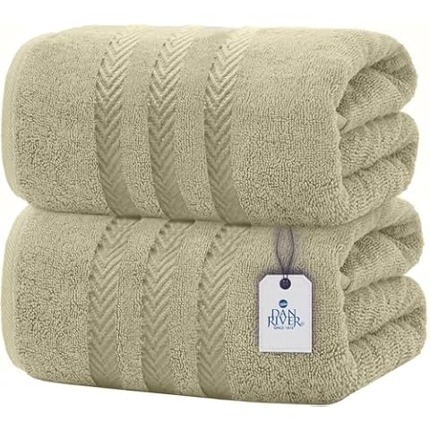 DAN RIVER Extra Large Bath Towels Cover