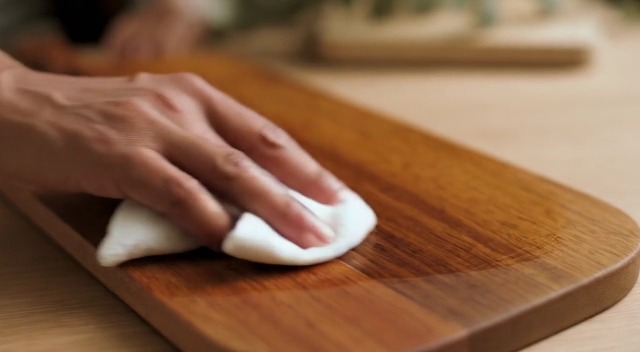 Tabla de cortar rectangular con mango de madera Luxshiny miniatura 7