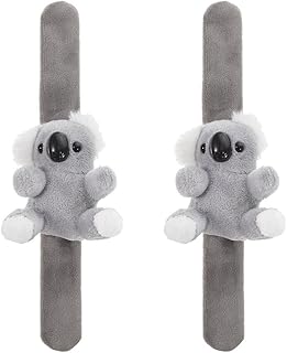 ABOOFAN 2 Peças De Pulseira De Pelúcia De Pelúcia Huggers Coala De Pelúcia Pulseira De Pressão De Animal De Pelúcia Pulseira De Coala De Pelúcia Pulseira De Animal Para Lembrancinhas De
