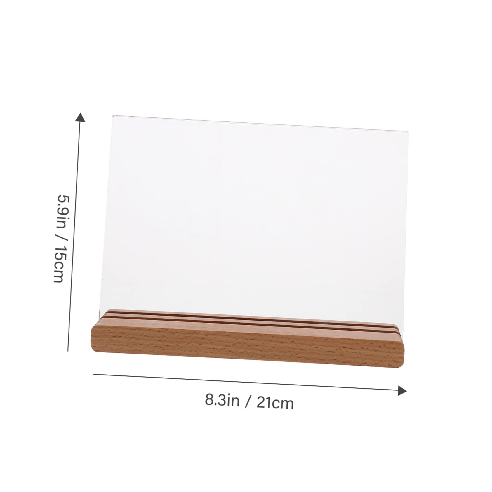 LIOOBO Versatile Sign Holder for Restaurant Label Display Board Advertising Rack Showing Stand