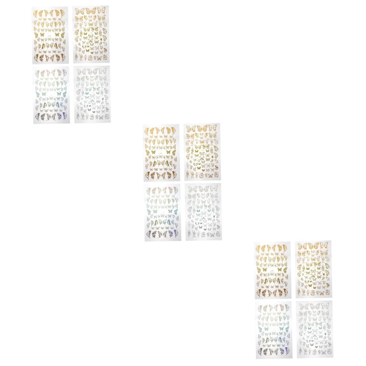 VALICLUD 36hojas Pegatinas De Para Uñas De Nail Art Decals y Holográfico Para Manualidades y Decoración De Uñas