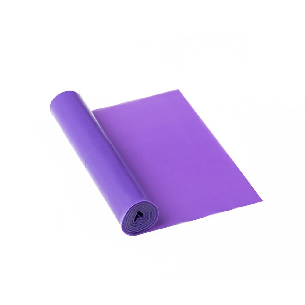 ParaCity - Fasce elastiche di resistenza in gomma da 149,9 cm, per yoga e pilates, fascia piatta per mantenersi in forma