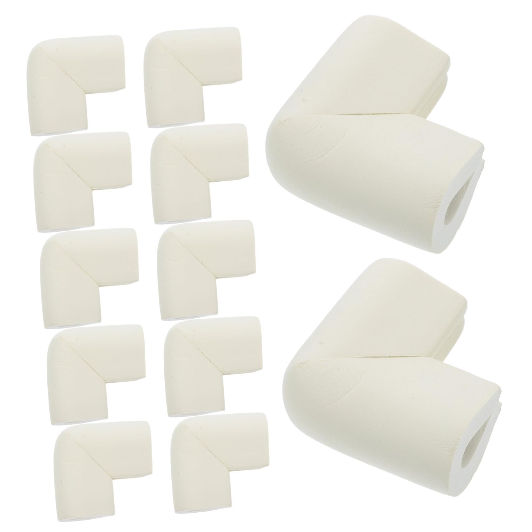 MAGICLULU Foam Edge Protectors Foam Corner Protectors 12pcs Furniture Edges Bumpers U-Shaped White Designed for Moving and Transport, Multi-Functional for Furniture and Photo Frames