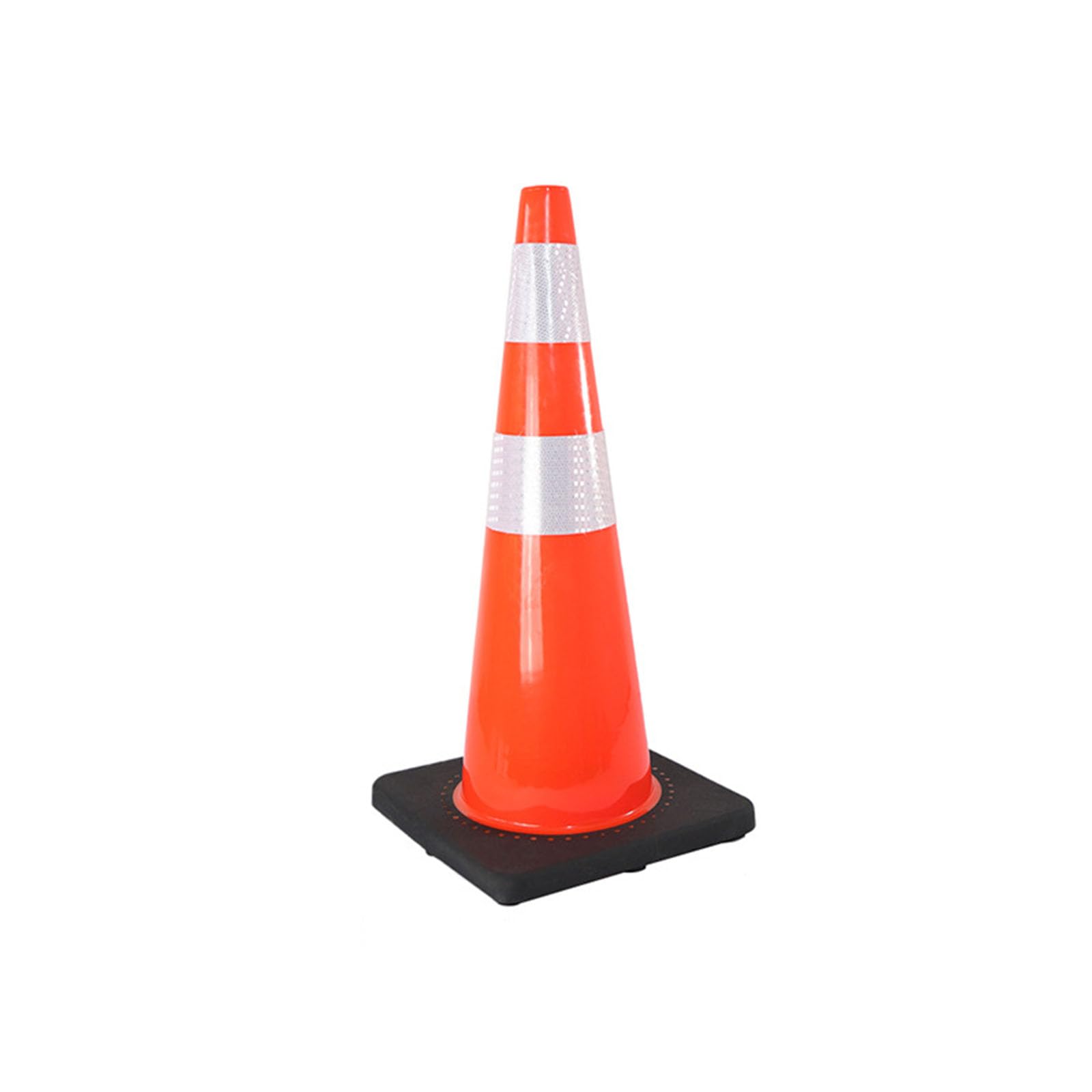 WQPMNYG Collapsible Traffic Safety Cone with Reflective Strips and Rubber Base for Road Construction Parking and Emergency Zone Warning