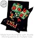 Breeze Decor Skull Cat Burlap Garden Flag Set Wood Dowel Fall Day of Dead Dia De Los Muertos Fiesta Mexican Party Autumntime House Decoration Banner Small Yard Gift Double-Sided, Made in USA