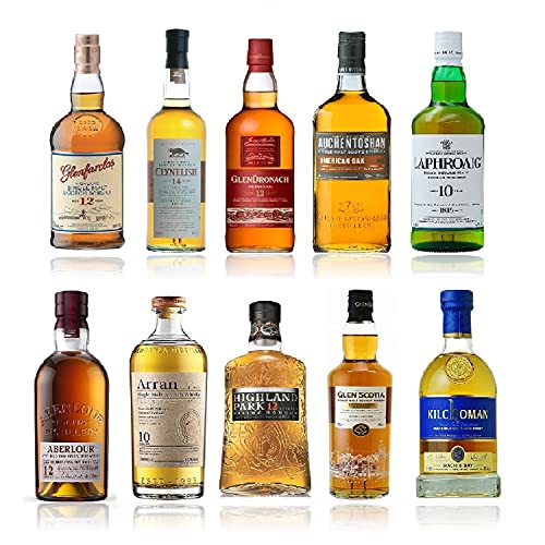 ご褒美に【バーテンダー厳選】シングルモルト10種 飲み比べセット 各100ml オリジナルボックス入り