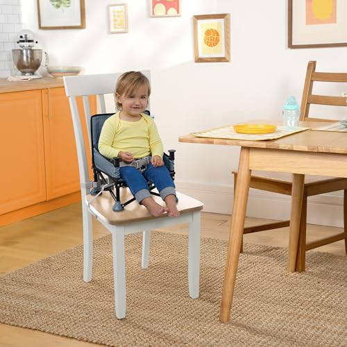 Image of Bright Starts Ford Bronco Pop 'N Sit Portable Booster Chair, Floor Seat, Indoor /Outdoor Use, Compact Fold, Area 51 Color, 6 Mos - 3 Yrs (Pack of 2)