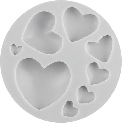 Miniatura 6 de MINFEIDMS Moldes de fondant para el día de San Valentín, moldes de silicona para decoración de pasteles, pasta de goma de chocolate, pasta de goma