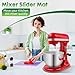Mixer Sliding Mat for Kitchen Aid - Kitchen Counter Appliance Slider Mat Mixer Attachment for Kitchenaid 5-8 Qt Bowl Lift Stand Mixer, Mover Slider Pad Mixer Countertop Accessories, Grey
