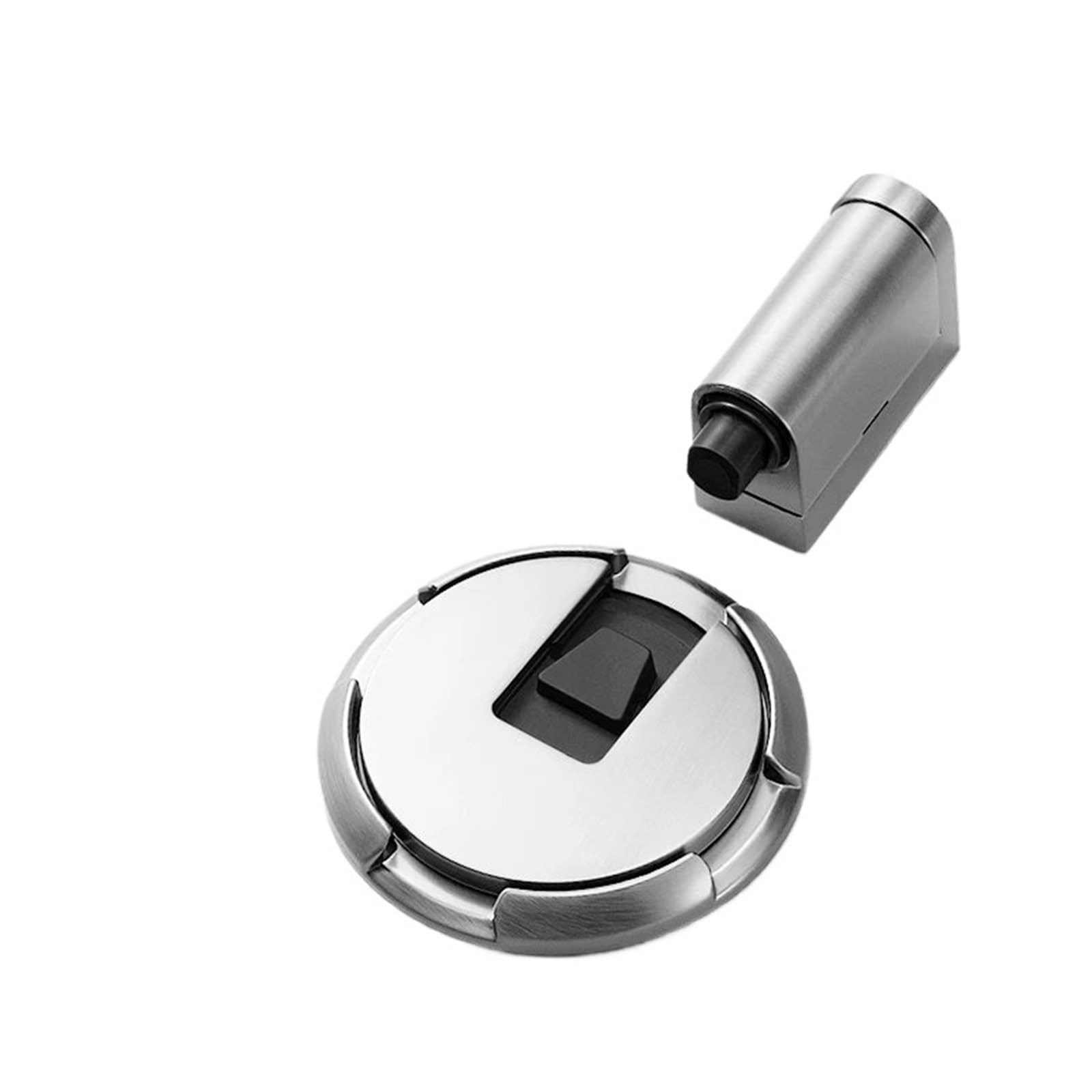 1pcs Heavy Duty Magnetic Door Stopper Mechanical Door Stop(Brushed Nickel)