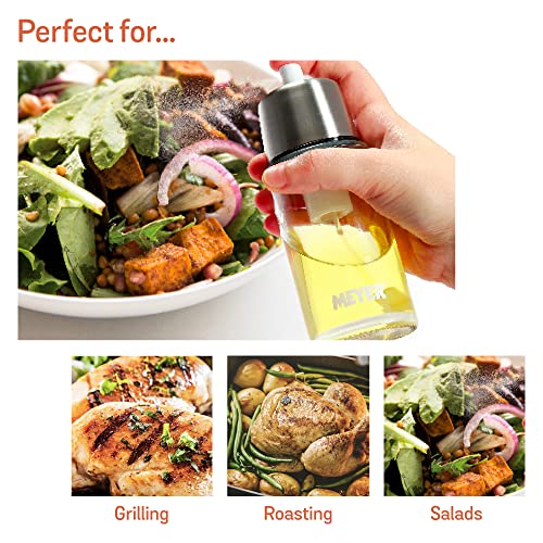 Image of Meyer Plastic Kitchen Hacks Oil Sprayer, 170ml, Silver