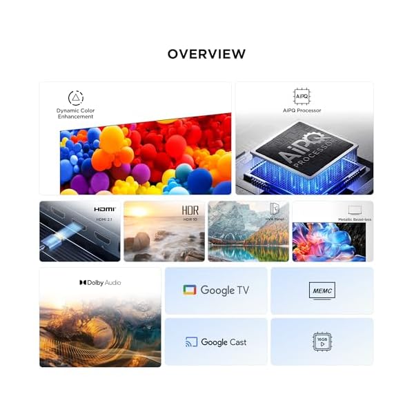 TCL LED 55" 55P6K UltraHD 4K Dolby Audio HDR10 Google TV - Image 4
