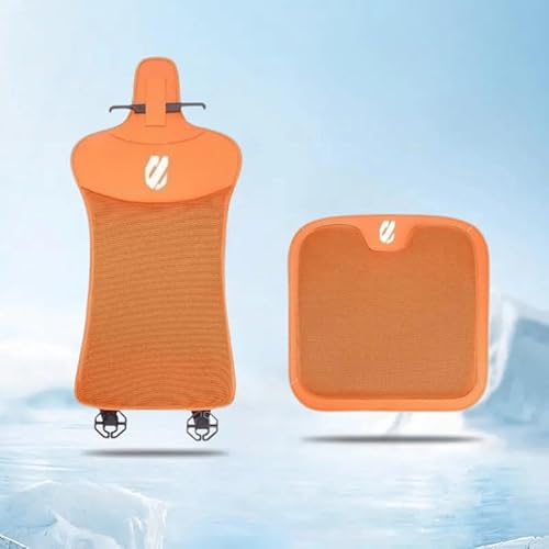 アルファード 車用シートクッション ALPHARD、AGH40W AGH45W 20系 30系 40系 全シリーズ対応 背もたれ クッション 最新型 アルファード 車 シートカバー 四季に使用 車 クッション 車用品 運転/自宅/オフィス 座布団 (オレン