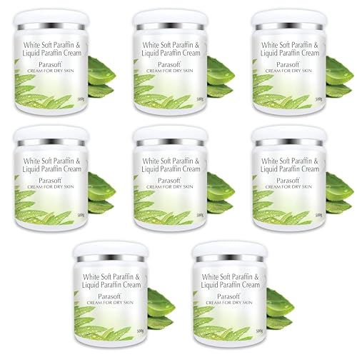 Image of Parasoft Moisturizing Cream with Aloe Vera - 500g (Pack of 8) | Deep Hydration Intense Moisturizer for Dry & Dehydrated Skin, Non-Greasy, All-Season Daily Skincare, Dermatologist Tested, Paraben-Free