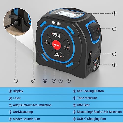 Medición Y Trazado, Home Improvement el flexometro Marca Bauihr (3)