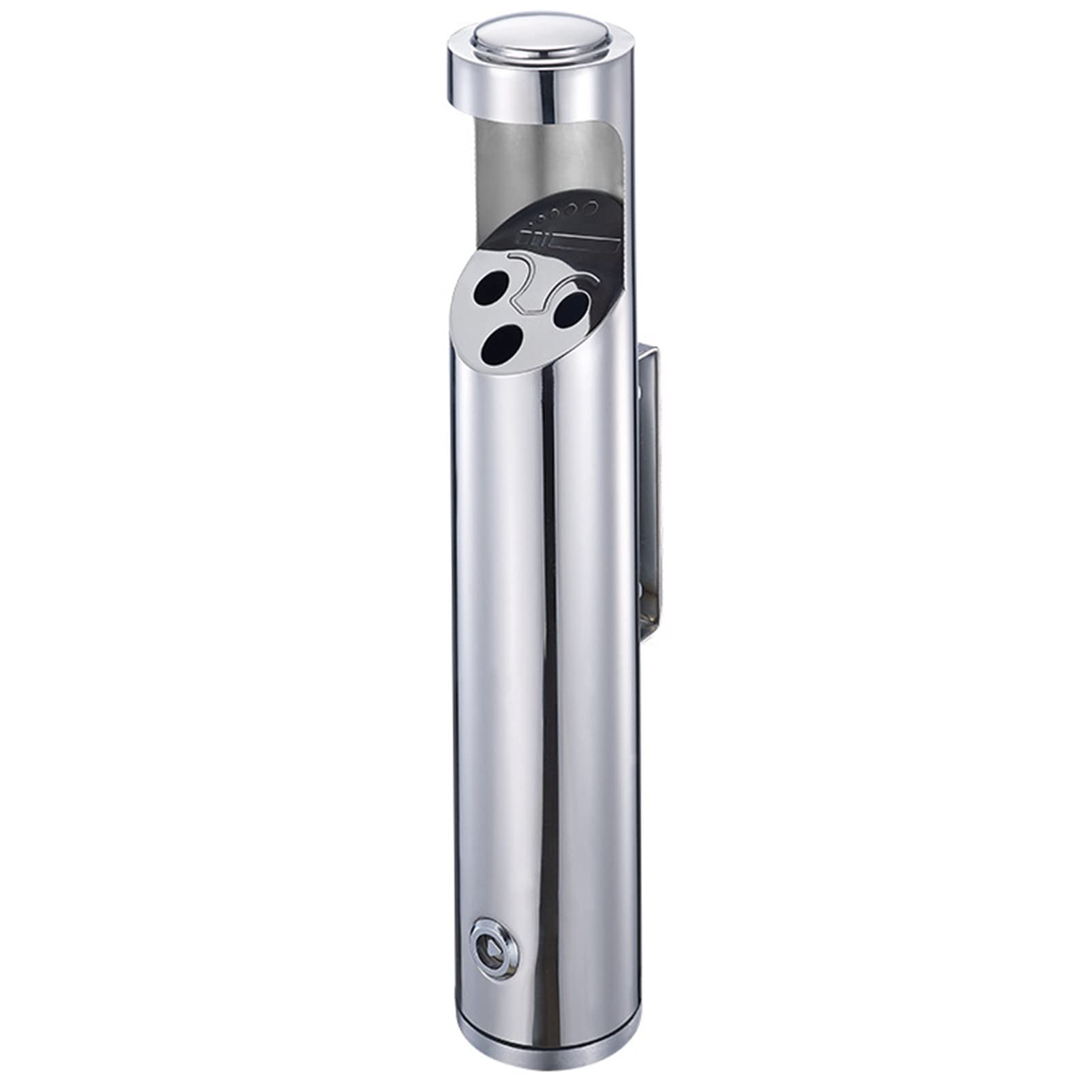 JYHHGDS Wall Ashtray for Outside, Stainless Steel Outdoor Cigarette Ashtray Public Smokeless Ash Tray Lockable