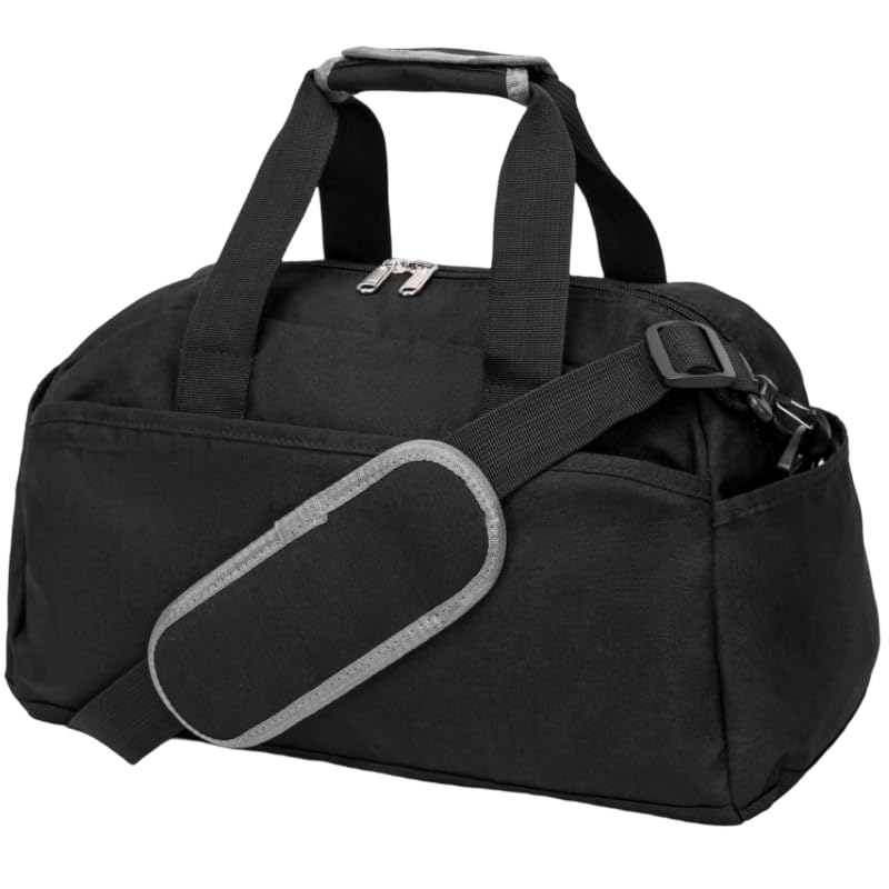Gym Bag for Men Black Small Mini Travel Bags Lightweight Carry On Bag for Sports-image-23