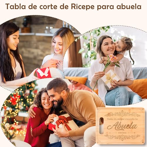 Tabla de cortar rectangular de bambú Silkovahamd miniatura 6