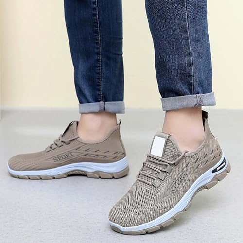Men's Fashion Pure Color Cloth Casual Sports Shoes Breathable Non Slip Casual Shoes Men's Air 1 Low Sneaker3