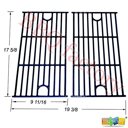 Hisencn Barbecue Parts Universal Matte Cast Iron Grill Grates