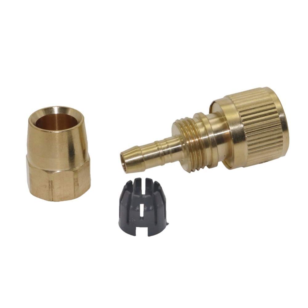 Conector de codo de tubería Herramientas de conector de cobre conector rápido de lavado de coches pistola de agua rápida jardinería y el adaptador de la manguera de jardín Equipo 10 piezas