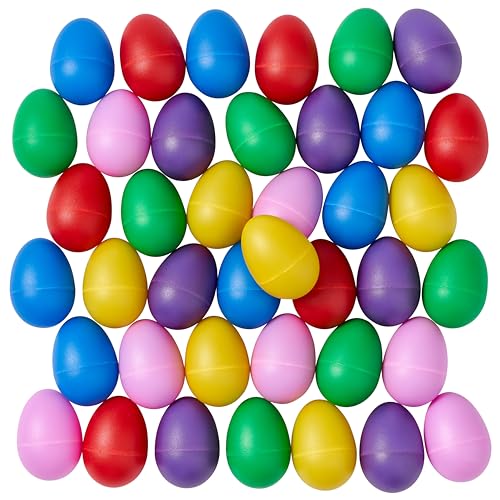 THE TWIDDLERS Lot de 40 Œufs Musicaux Maracas pour Enfants - Instruments à Percussion en 6...
