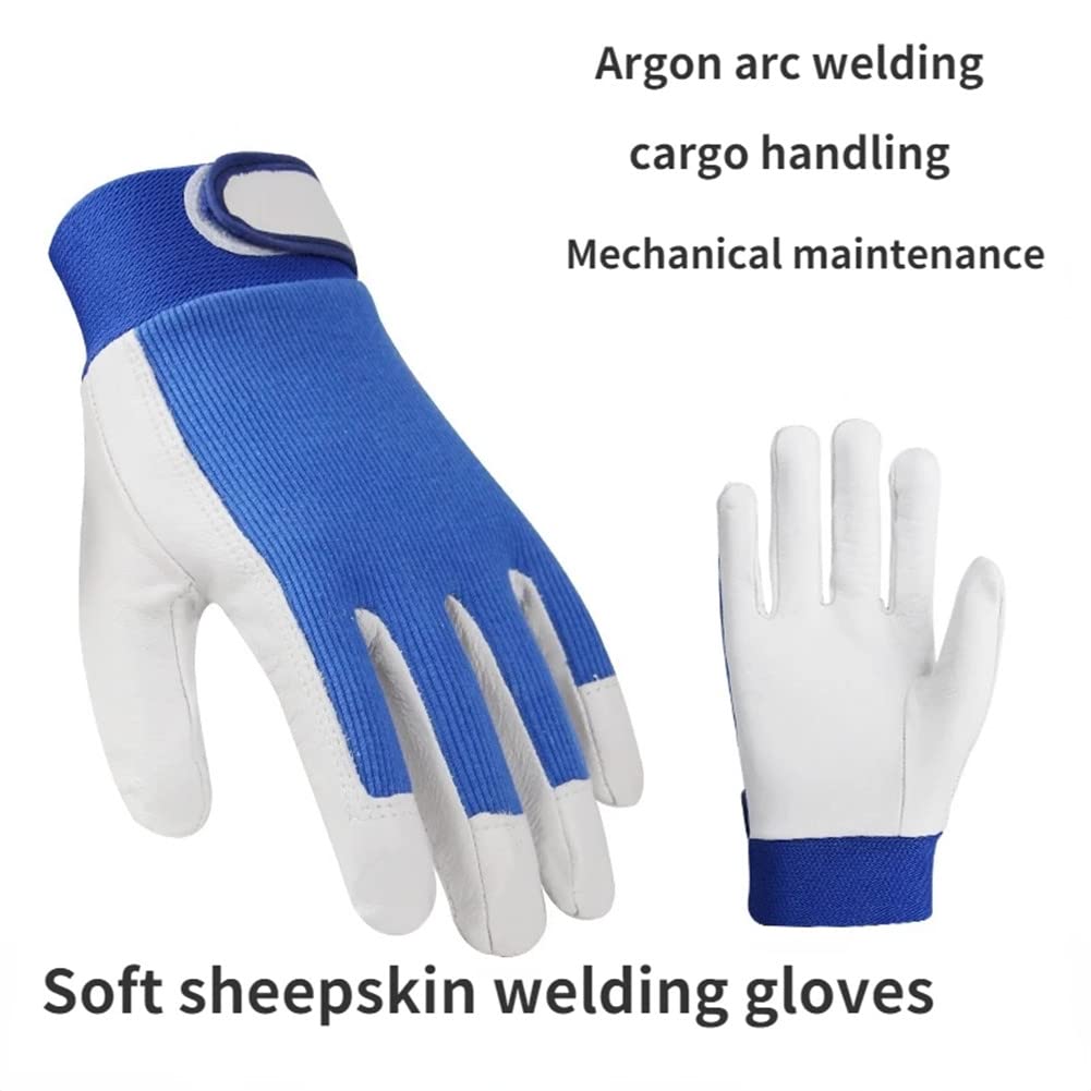 Glove Safe Fully Lined Cowhide Split Welders Glove - One Size | Indiana Safety And Supply Company