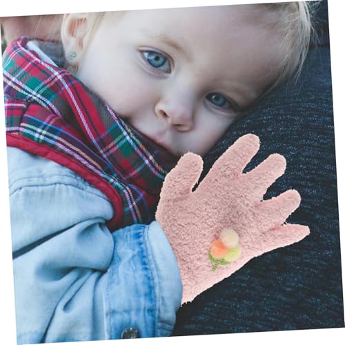 Boy Girl's Winter Gloves Girls Knit Mittens Adorable Cartoon Style Full Finger Warm Comfortable Outdoor Play4