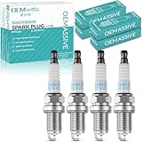 OEMASSIVE Iridium Spark Plug 90919-01240 for Toyota SK16R11,4 PCS Spark Plugs Fit for 4Runner RN10 V