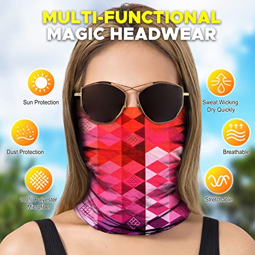 Image of JOEYOUNG Headwear, Bandana, Neck Gaiter Head Wrap Headband Balaclava Magic Scarf