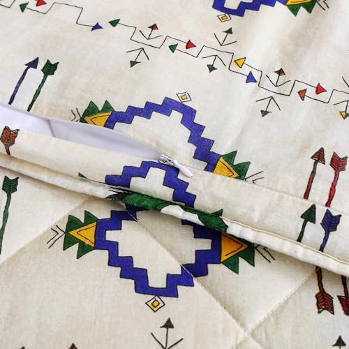 Image of Paseo Road Wild Horses 3 Piece Queen Rustic Bedding Reversible Quilt Set