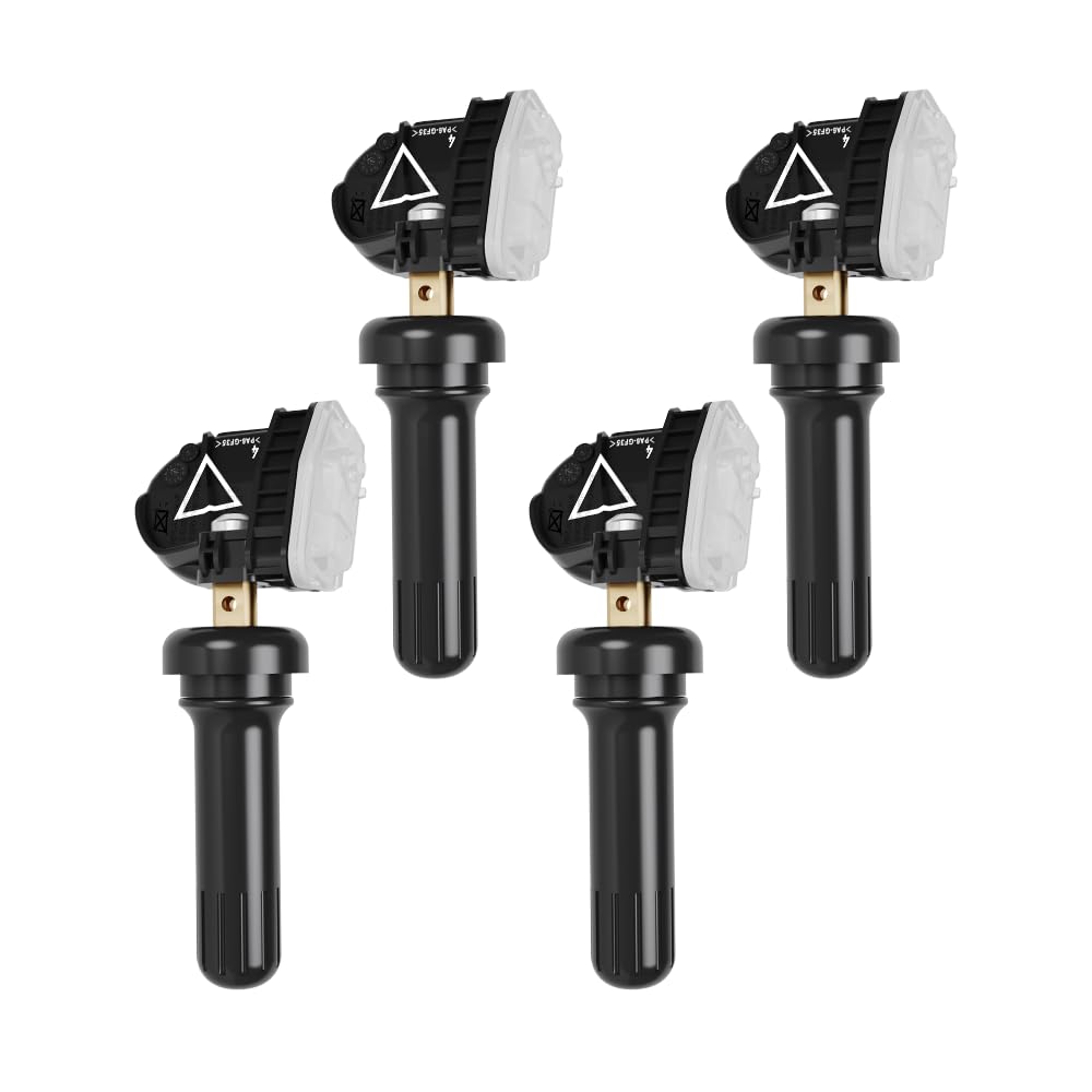 TPMS Sensor GM, 433Mhz Tire Pressure Monitoring System Compatible with Buick| GMC| Chevrolet| Cadillac,4 PCS Tire Pressure Sensors Replaces#13598773 13516165 13595873