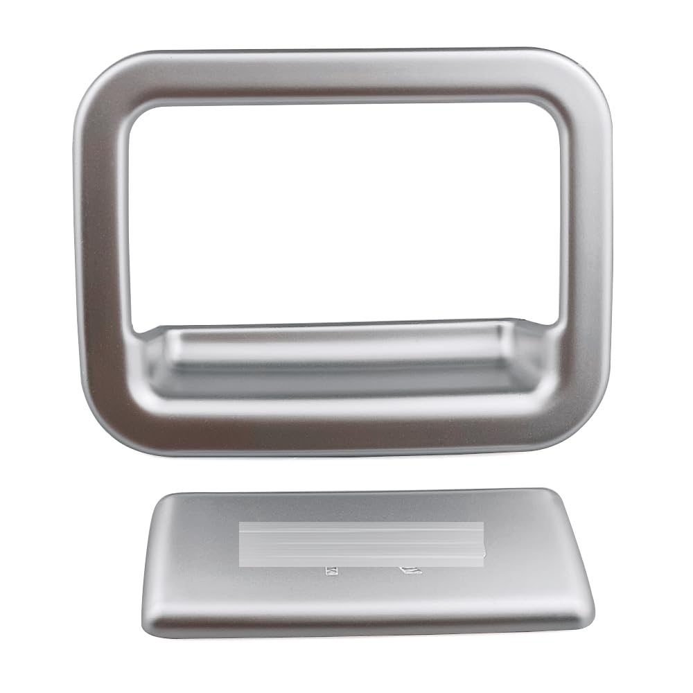 Dakitita Matte Silver Car Accessories Interior Decor Glove Storage Box Adjust Switch Button Frame Cover Trim for Toyota Rav4 2020-2024