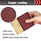 Mojucraft 50 Blatt Schleifpapier, Schleifpapier Holz 40/80/120/220 Körnungen Schleifpapier Set für Holz Metall 93 x 230 mm Mehrzweck-Schleifpapier Blätter geschnitten für den Einsatz auf Handschleifer