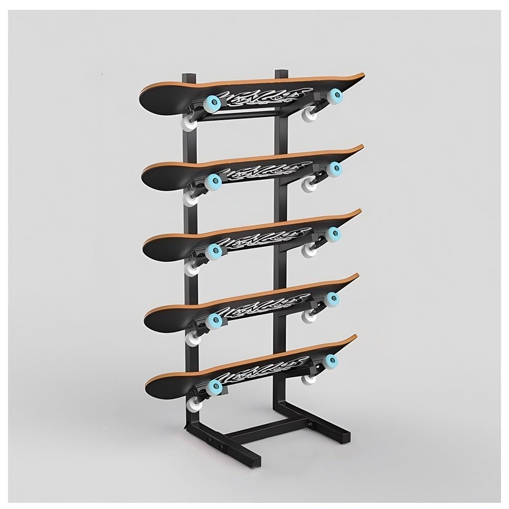 Zfmnoyev Home Gym Organize Holder Snowboard Display Rack, Floor-Standing Metal Snowboard Organize Holder, Sample Board Display Stand, Sports Mat Storage Rack, for Garage Home(25x25x51 cm/10x10x20 in)
