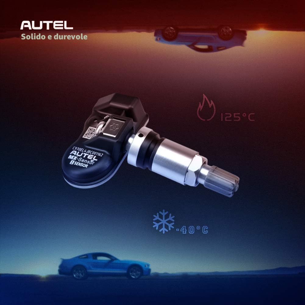 Autel MaxiTPMS MX-Sensor, Un Kit di Strumenti diagnostici TPMS di Nuova Generazione per correggere Il Sistema di monitoraggio della Pressione dei Pneumatici, Un sensore programmabile