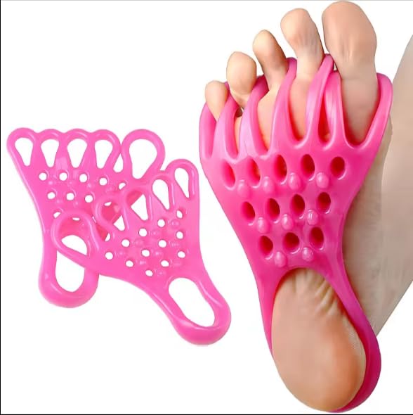 Silicone Foot Stretch Strap Bunion Bone Hallux Valgus Corrector Toes Separator Sole Stretch Band Toe Grip Correction Device Stretching Foot Massager Sole Stretch Band-image-10