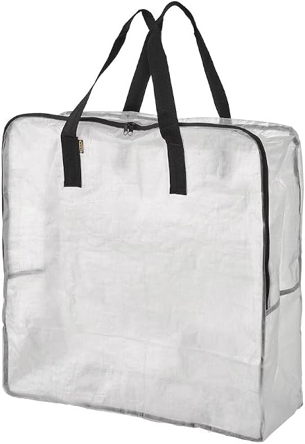 Ikea DIMPA Storage bag, durable & transparent 65x22x65 cm [Easy to keep clean  just rinse and dry]
