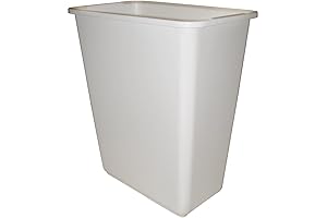 Rev-A-Shelf Polymer Replacement Waste Bin White-30 Quart For Pull Out Cabinet